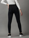 Women's Navy Blue Solid Skinny Fit Denim Jeans-GZ-5189-1-Navyblue