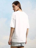 Dillinger White Graphic Oversized Drop shoulder T-shirt