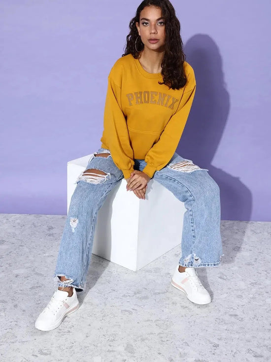 Dillinger Mustard Oversized Sweatshirt