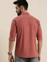 Dillinger Men's Pink Solid Shirt