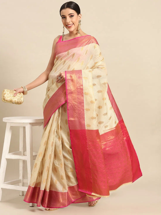 Floral & Nature-Inspired Saree-SZ-KASTURI-RD-1346