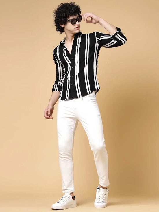 Rigo Onyx Striped Shirt