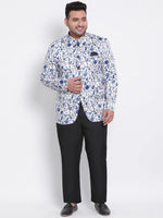 Hangup Men Standard Printed Men Formalwear-D60_5Button1_Blazer