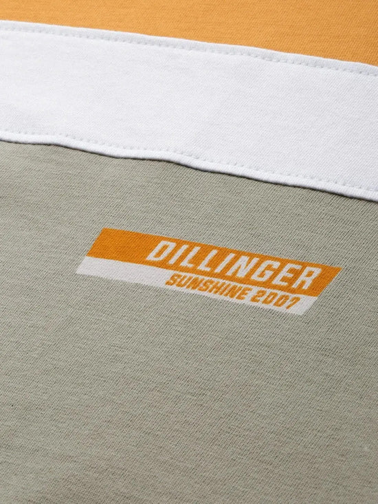 Dillinger Men's Full sleeve Color-block T-shirt