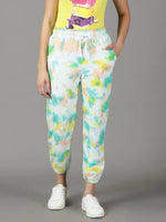 Women's Multi Tie Dye Track Pant-AF-1796-3-Multi