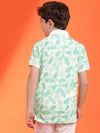 Lil Tomatoes Boys Cotton Polo T-shirt-GBT-S24-1404_LTGREEN_30