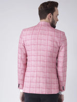 Hangup Men Standard Checkered Men Formalwear-D18CheckBlazer