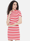 Red & White Stripe Dress