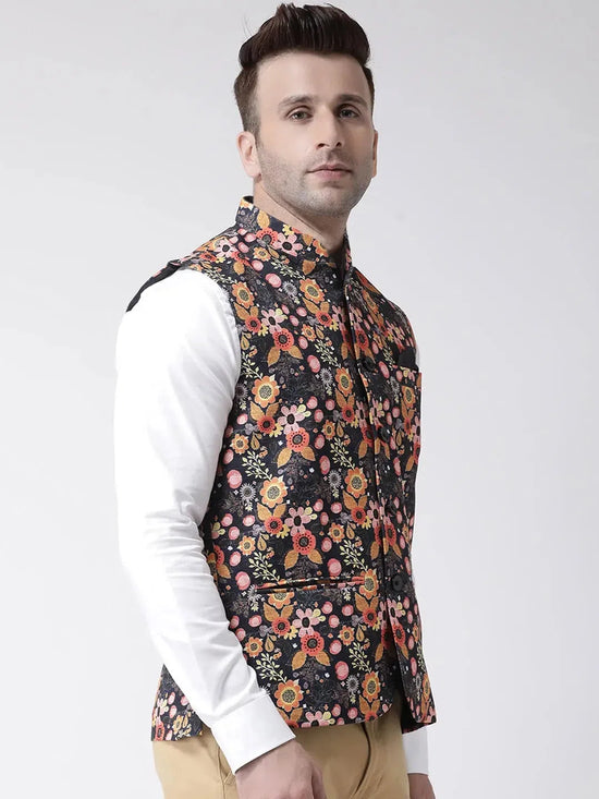 Hangup Men Standard Printed Men's Indian Wear-150A_Printed_Nehru