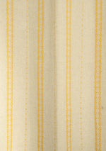 Aster linen minimal design curtain for living room - Room darkening - Mustard - Pack of 1-240422037