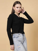 Rigo Classic Ribbed Crop Top-WTOP380-1446-L