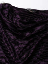 Women Purple Striped Gown Dress-8I-10008-Purple