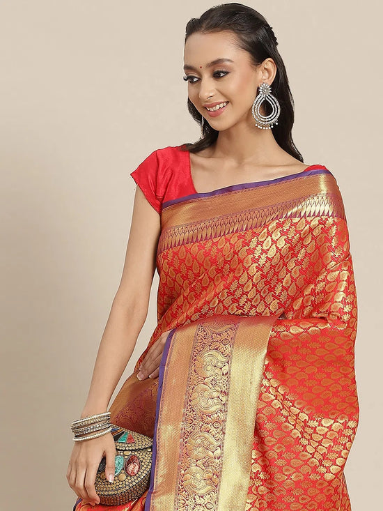 Embellished Festive Sparkle Saree-SZ-FP9-RD-1203