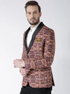 Hangup Men Standard Printed Men Formalwear-D29TuxedoBlazer