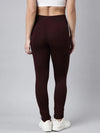 Women Solid Slim Fit Maroon Track Pant-AF-1894-Maroon