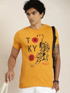 Dillinger Mustard Graphic Regular T-Shirt-DLCR18112MUST-S