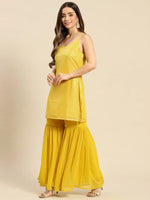 Sharara with kurta in Yellow