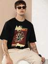 Difference of Opinion Black Graphic Oversized T-Shirt-DOOVR213BLK-S