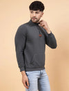 Rigo Zip-Up Neck Fleece Sweatshirt-SW09211100-L