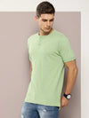 Dillinger Green Solid Regular Heney T-shirt