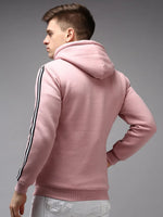 Men Pink Colourblock Sweatshirt-EX-2651-Pink