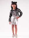 Lil Drama's Barbie Black Sequins Rockstar Shrug for Tween Girls