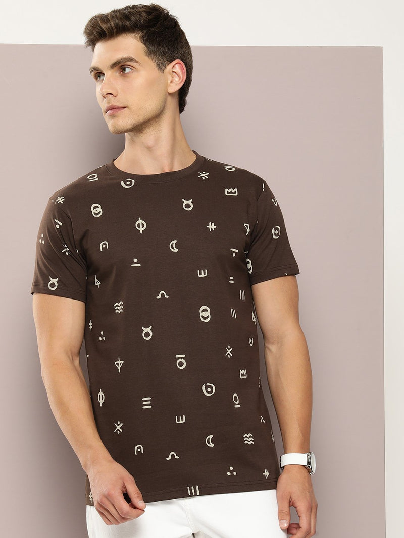 Dillinger Brown Graphic Regular T-Shirt
