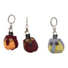 Bag Charms and Keychains pack of 3 - Handmade - Multicolour