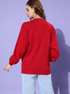 Dillinger Red Oversized Sweatshirt