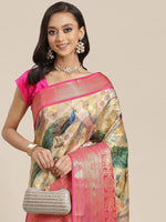 Vibrant Minimalist Saree-SZ-DGFP7-MUL-1151