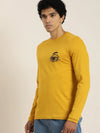 Dillinger Mustard Graphic Regular T-Shirt-DLGRFS020AWD-S