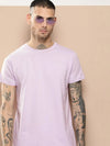 Difference Of Opinion Men's Purple Plain T-Shirt