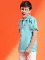 Lil Tomatoes Boys Cotton Polo T-shirt-GBT-S24-1409_LTSKY_30