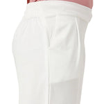 Smarty Pants Women's Cotton Lycra Ankle Length White Formal Trouser