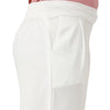 Smarty Pants Women's Cotton Lycra Ankle Length White Formal Trouser