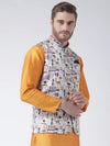 Hangup Men Standard Printed Men's Indian Wear-56APrintedNehru