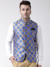 Hangup Men Standard Printed Men's Indian Wear-147A_Jacquard_Nehru