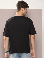 Dillinger Black Graphic Oversized T-shirt-DLMOV253BLK-S