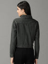 Women's Grey Solid Open Front Jacket-LT-JKT-10484-Grey