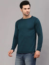 Rigo Poly Corduroy Round Neck T-Shirt-CT09221544-L