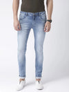 Hangup Men Slim Solid Jeans & Trousers-Jeans3Washing