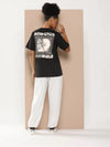 Difference of Opinion Black Graphic Oversized T-Shirt-DOWMN312BLK-XS