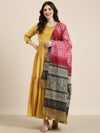 Women Mustard Solid Anarkali Kurta-DW-9568-Mustard