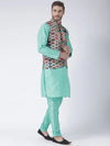 Hangup Men Standard Printed Men's Indian Wear-58APrintedNehru