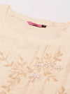 Women's Pink Solid Straight Kurta-SKC-3362-Peach