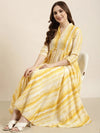 Women Anarkali Yellow Embellished Kurta-ON-769-Yellow