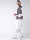 Hangup Men Standard Printed Men's Indian Wear-38APrintedNehru