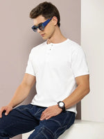 Dillinger White Solid Regular Heney T-shirt