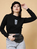 Rigo Printed Crop Sweatshirt-WSW052-1095-L