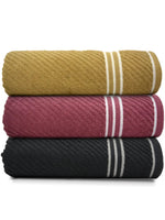 Athom Living Diagonal Stripe Terry Towel Pack of 3-DST-AFG